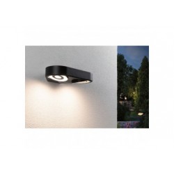 Outdoor 230V mur Silma 2er IP44 Sensor 3000K 230V Alu anthracite