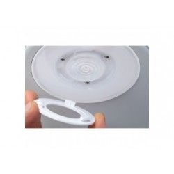 Outdoor 230V mur Silma 2er IP44 Sensor 3000K 230V Alu blanc