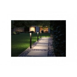 Borne lumineuse Outdoor 230V Dobla IP44 8W 1100lm 3000K Alu Dark Grey