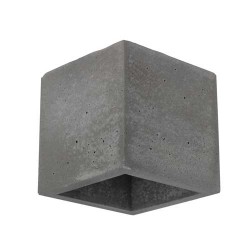 Applique Murale en Béton Gris, Design Cube, G9 1X28W maxi, BLOCK 2255136