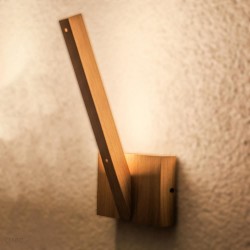 BRITOP,Applique en Chêne Huilé, Design Scandinave Lumière Indirecte, LINUS WALL LAMPS,2238174