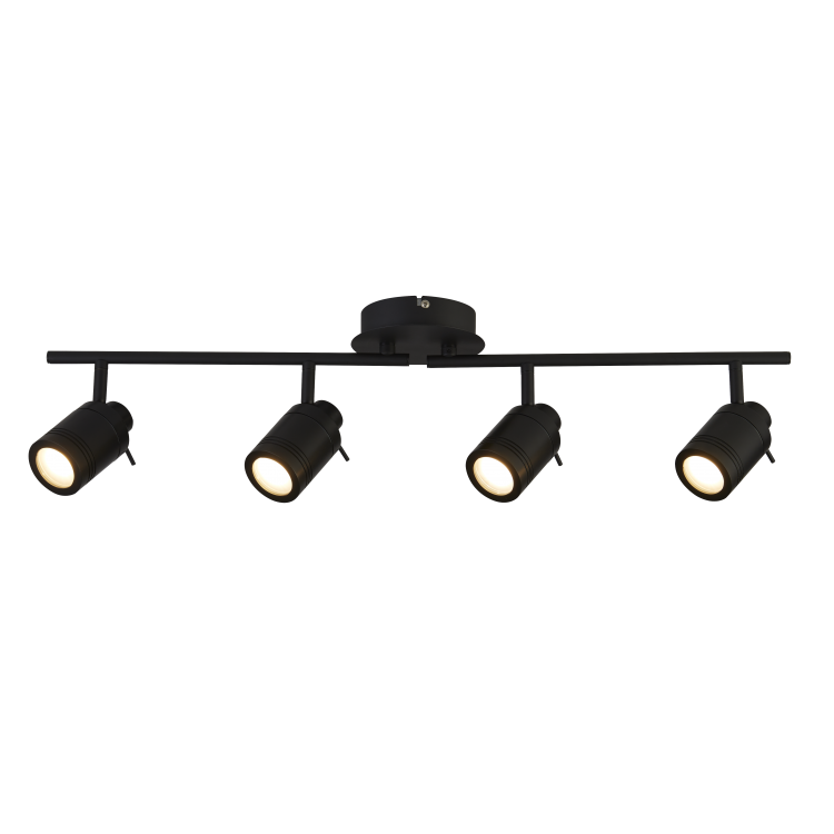 Suspension, 3 lumieres, acier inoxydable, noir mat