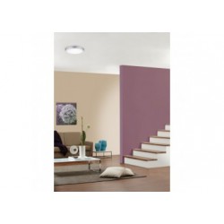 WallCeiling Lunar LED Panel 300mm 17W 230V chrome mate alu