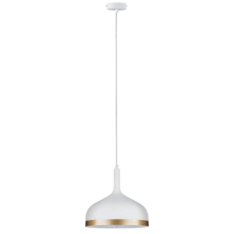 Neordic Embla suspension max 1x20W E27 Blanc/Or 230V Métal