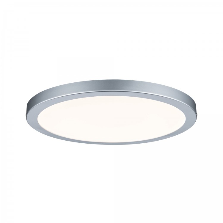 Panneau LED WallCeiling Atria 300 mm 22W Chrome mat 230 V plastique