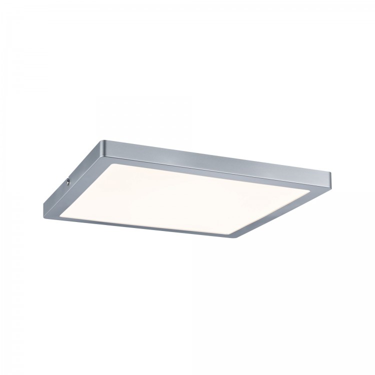 Panneau LED WallCeiling Atria 300x300 mm 24 W chrome mat 230 V plastique