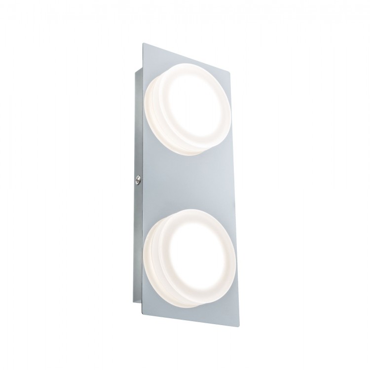 LED IP23 WallCeiling Doradus 2x4,7W Chrome 230 V métal/plastique