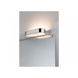 WallCeiling Agena IP44 LED grad 1x20W Chrome/Blanc dépoli 230V Alu/acier inox