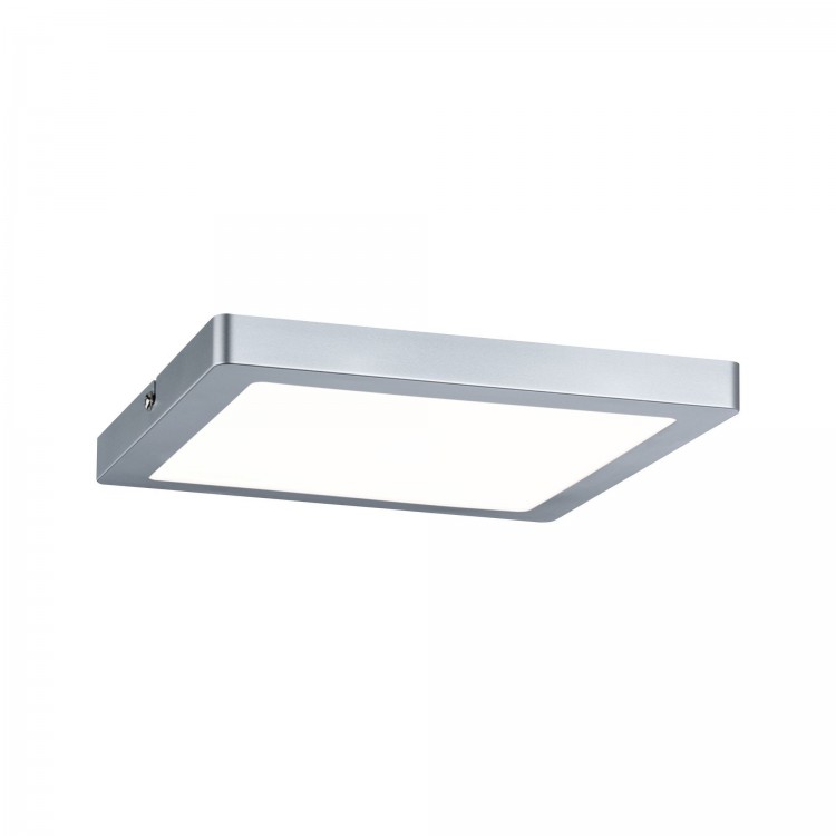 Panneau LED WallCeiling Atria 220x220 mm 16W 4000K Chrome mat 230 V plastique