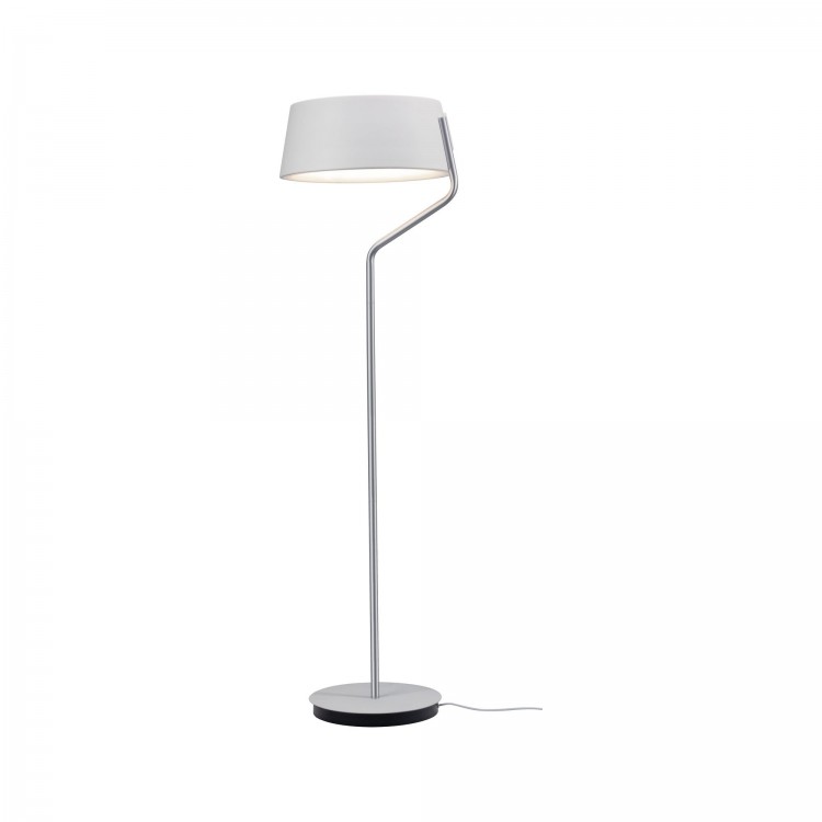 Lampadaire LED Belaja 1x22W 2700K Blanc, Alu brossé 230V, métal