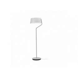 Lampadaire LED Belaja 1x22W 2700K Blanc, Alu brossé 230V, métal