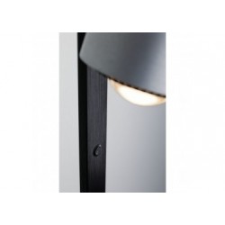 Liseuse/pied Aldan grad LED 1x15,5W Noir/Alu brossé 230V aluminium