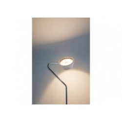 Lampadaire Ramos grad LED 11W Blc dépoli Chrome 230 V Synthétique/Métal