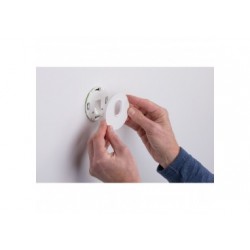 Kit Enc mur capteur rond 1x2,7 W 2700 K 230 V blanc /plastique