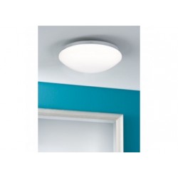 LED WallCeiling Leonis IP44 10W 4000K 280mm Blanc 230 V plastique