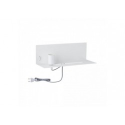 WallCeiling Devara Appliq max 1x40W E27 Blanc 230V Métal