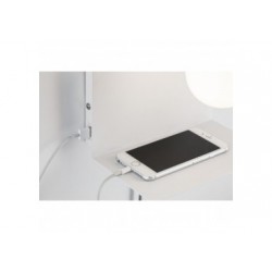 Applique + tablette WallCeiling Calvani max 1x40W E27 Blanc 230V Métal