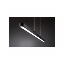 Suspension Lento BLE LED 1x43W TunW Noir 230V Alu/Synthétique