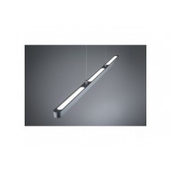 Suspension Lento BLE LED 1x43W TunW Chrome dép 230V Alu/synthétique