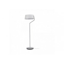 Lampadaire LED Belaja 1x22W 2700K Blanc, Alu brossé 230V, métal