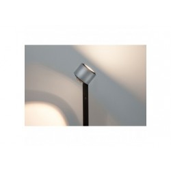 Liseuse/pied Aldan grad LED 1x15,5W Noir/Alu brossé 230V aluminium