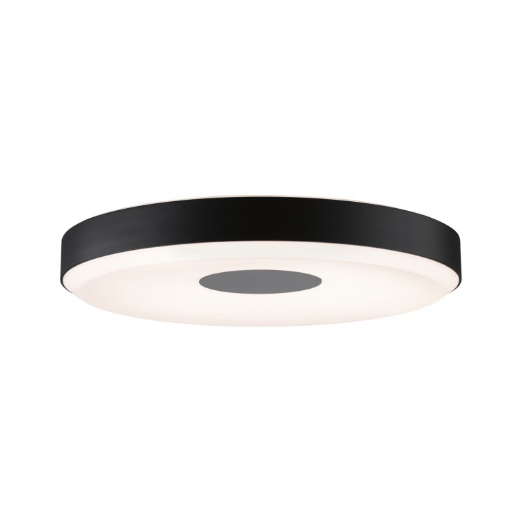 Plafonnier Puric Pane II LED 22W 400mm 3Stepdim Noir/Gris 230V Mét/syn