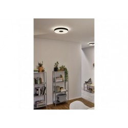 Plafonnier Puric Pane II LED 22W 400mm 3Stepdim Noir/Gris 230V Mét/syn