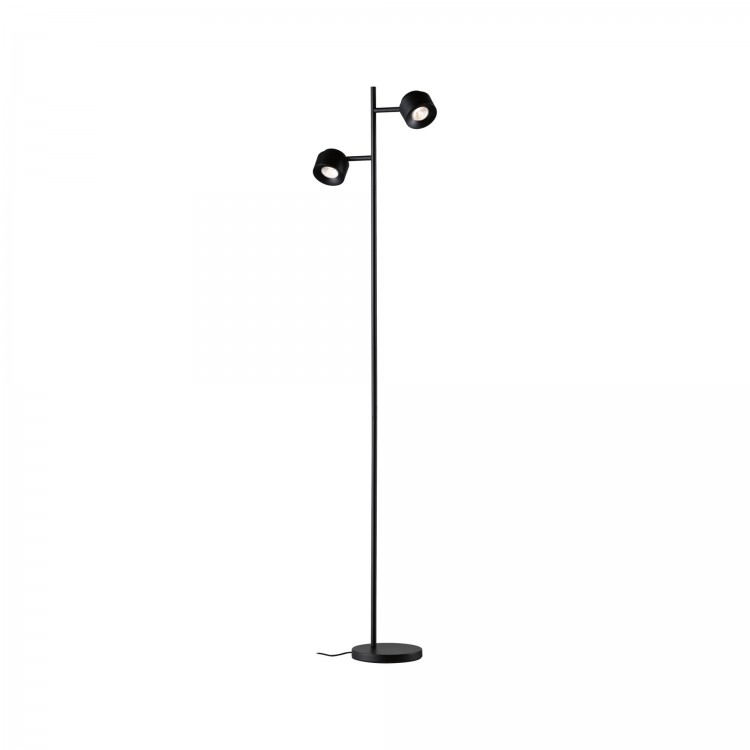 Lampadaire LED Puric Pane I 2x3W 3Stepdim Noir 230V métal/plastique