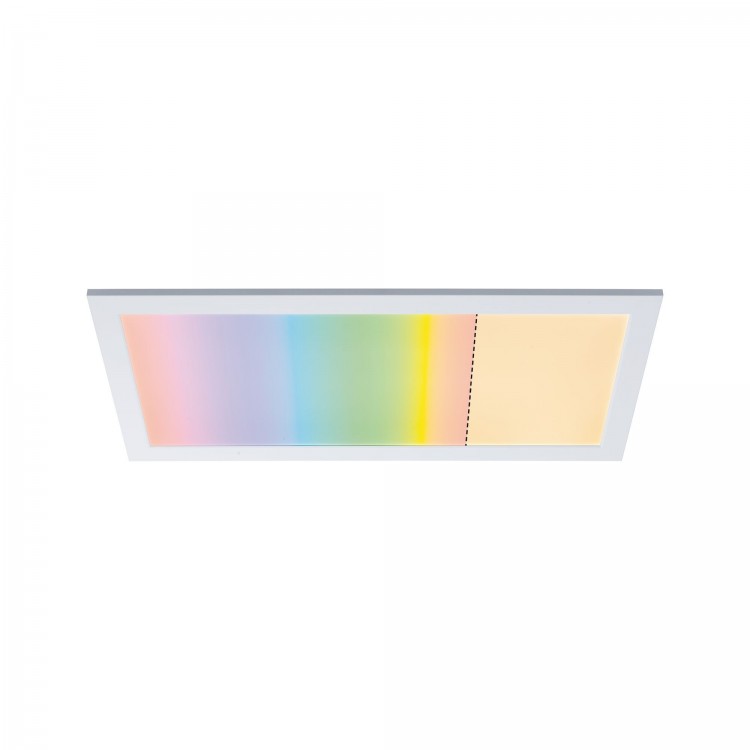 WallCeiling Amaris ZB Panneau LED RGBW 595x295mm 22W Blanc dépoli 230V Métal