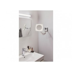 WallCeiling Jora miroir cos IP44 TunW LED 3,3W Chr/Blc/miroir 230V dép/ac