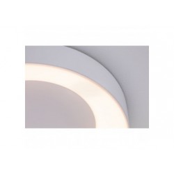 WallCeiling Casca IP44 WhiteSw Plafon. LED 1x23W 400mm Bc 230V Met/syn