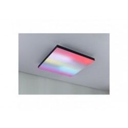 Panneau Velora Rainbow 450x450mm 19W dynamic RGBW noir 230V Métal