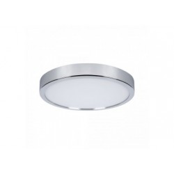 WallCeiling FR Aviar IP44 LED 18W White Switch 300mm Chrome 230V synthétique