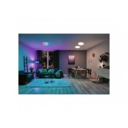 WallCeiling Rainbow Dynamic RGB TunW LED 38,5W 485mm Blanc/Chr 230V Syn/Mét