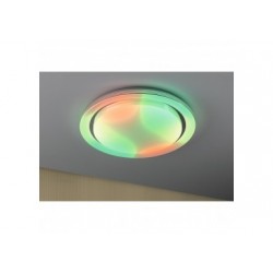 WallCeiling Rainbow Dynamic RGB TunW LED 38,5W 485mm Blanc/Chr 230V Syn/Mét