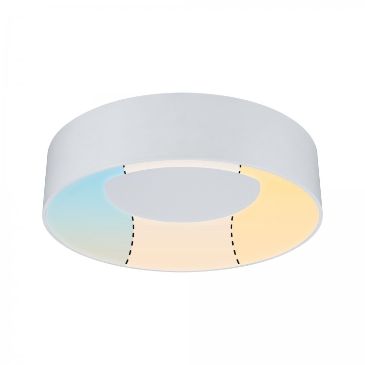 WallCeiling Casca IP44 WhiteSw Plafon. LED 1x16W 300mm Bc 230V Mét/syn