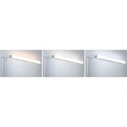 WallCeiling  Luno IP44 LED 1x8W WhiteSwitch 590mm Alu 230V Métal/Syn