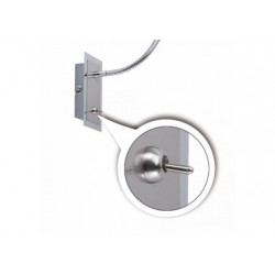 Mirror Zylindro lampe de lecture 1x3W LED Chrome 230V DC 700mA Métal