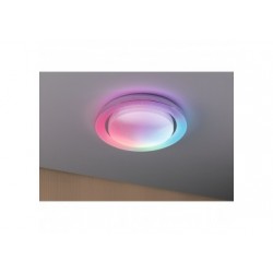 WallCeiling Rainbow Dynamic RGB TunW LED 22W 380mm Blanc/Chr 230V Syn/Mét