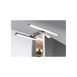 WallCeiling FR Selo IP44 LED 1x3,7W WhiteSwitch 300mm Chrome 230V Alu/Acryl