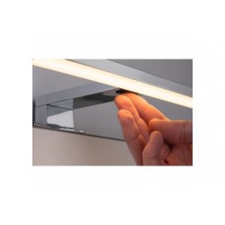 WallCeiling FR Selo IP44 LED 1x3,7W WhiteSwitch 300mm Chrome 230V Alu/Acryl