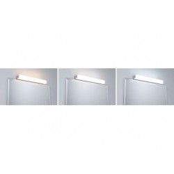 WallCeiling  Luno IP44 LED 1x6W WhiteSwitch 390mm Alu 230V Métal/Syn