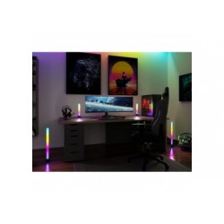 Kit Lightbar 2x60cm Dynamic Rainbow RGB 2x1W 230/5V DC nr Alu Syn