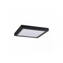 Pan LED WallCeiling Abia 300x300mm 22W Noir mat 230V plastique