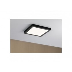 Pan LED WallCeiling Abia 300x300mm 22W Noir mat 230V plastique