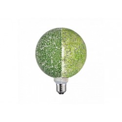 LED G125 Miracle Mosaic 470lm green grd E27 2700K 230V