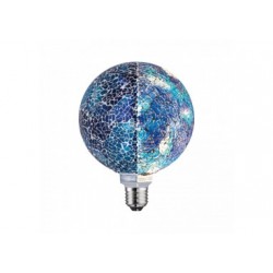 LED G125 Miracle Mosaic 470lm blue grd E27 2700K 230V