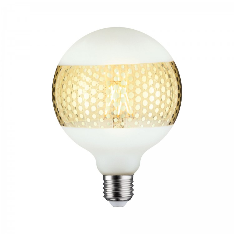 LED G125 AnnRéfl pul 420lm E27 gold grd 2700K 230V