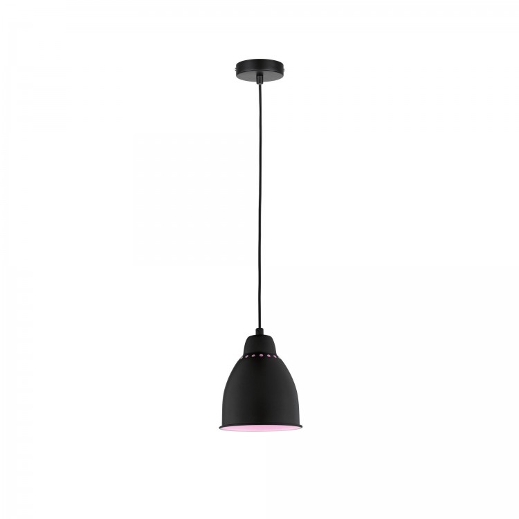 Suspension Neordic Hilla max 1x40W E27 Noir 230V Métal