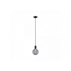 Suspension Tilla Neordic max1x60W E27 noir graphite 230V tissu/métal